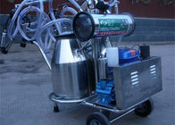 डीजल इंजन इलेक्ट्रिक मोटर / पल्सेटर के साथ डबल बाल्टी गाय दूध देने की मशीन