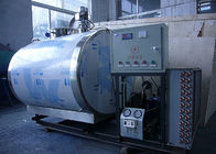 1000 एल मैनुअल / स्वचालित दूध शीतलक टैंक क्षैतिज वैक्यूम दूध चिलर
