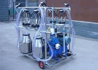 4 स्टेनलेस स्टील के बकेट डेयरी दूध देने की मशीन बकरियों / भेड़ के लिए