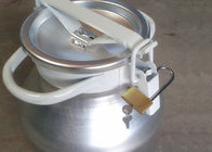 Lockable स्टेनलेस स्टील के दूध के डिब्बे 304 गुणवत्ता सील अंगूठी कवर / मजबूत हैंडल के साथ